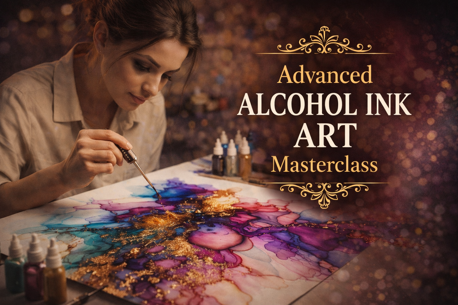 Advanced Alcohol Ink Art 